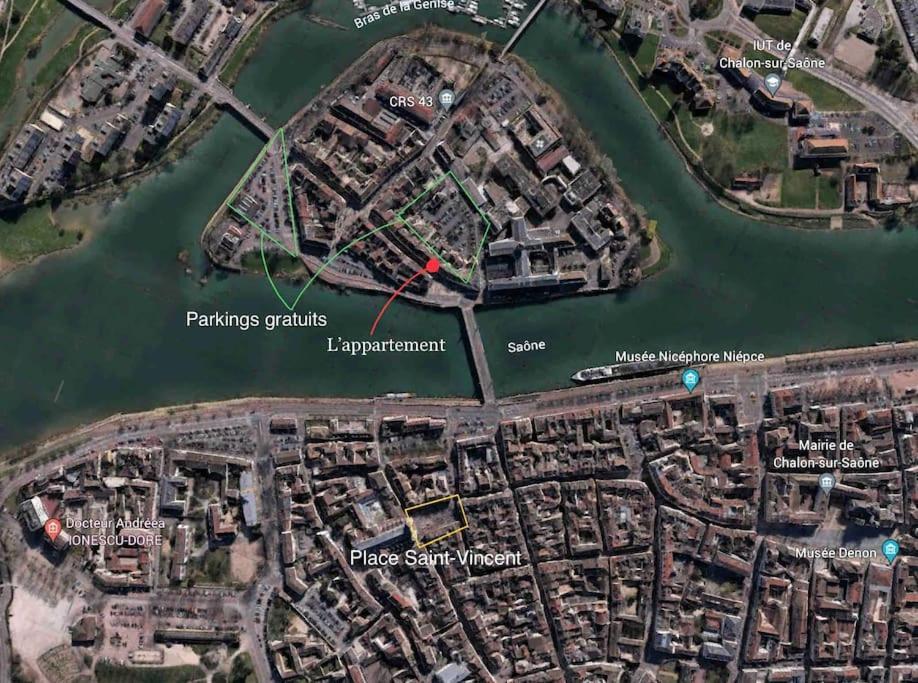 Le St Laurent - Ma Cabotte Apartment Chalon-sur-Saone Ngoại thất bức ảnh